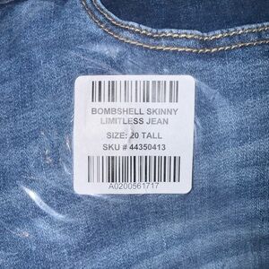 Torrid Bombshell Skinny Jeans - Light Blue